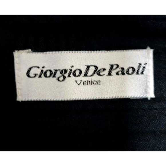 NWT Big Mens Giorgio DePaoli Navy Pleated Extender Dress Pants Size 54 Raw Hem - Picture 5 of 7